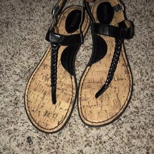 Black Merona sandals